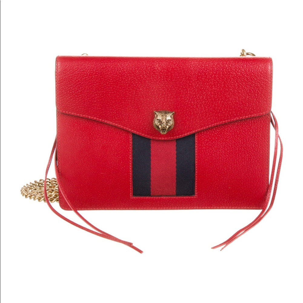 Gucci Animaler Leather Crossbody Bag w/Tags